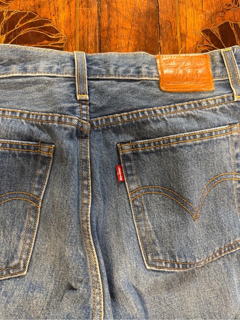 Levi's Light Blue Cropped Ankle Jeans